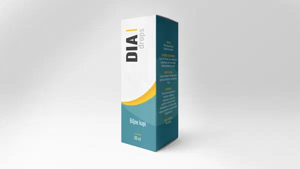 Paketimi i DiaDrops, pika, 30 ml