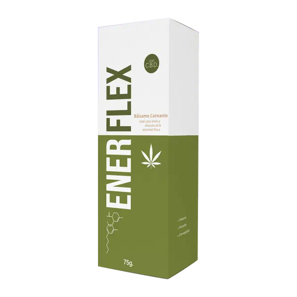 Envase de Enerflex CBD, bálsamo de 75 g