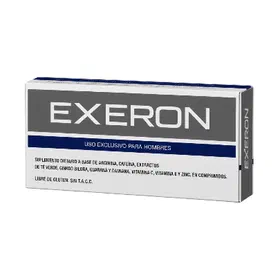 Envase de Exeron, comprimidos