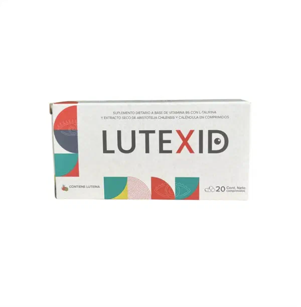 Envase de Lutexid, 20 comprimidos