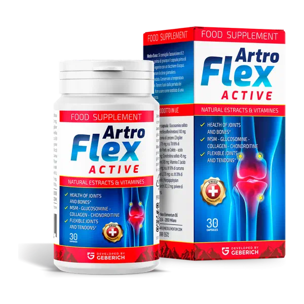 Verpackung von Artroflex Active, 30 Kapseln