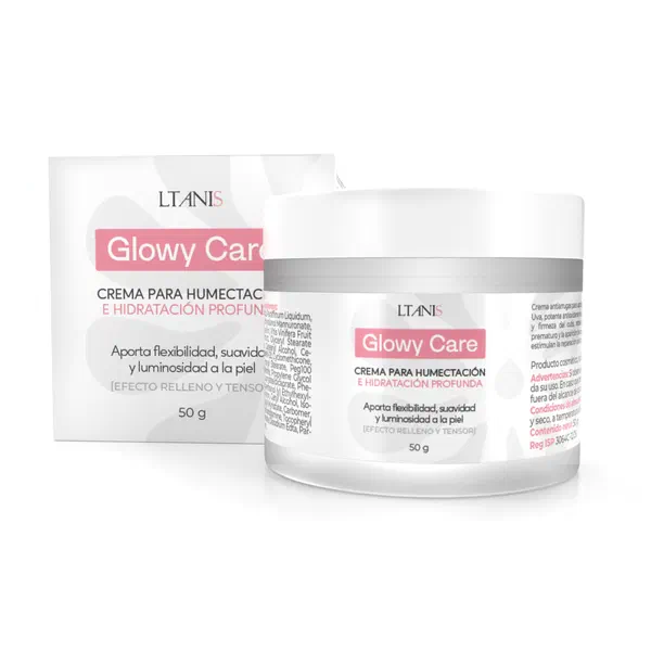 Envase de Glowy Care, crema de 50 g