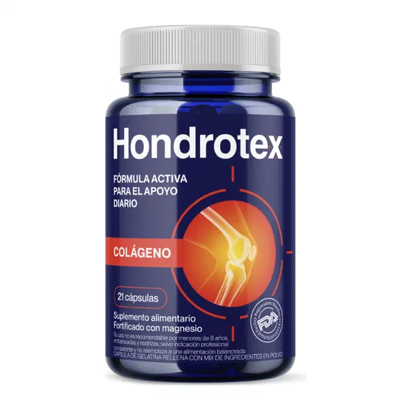Envase de HONDROTEX, 21 cápsulas