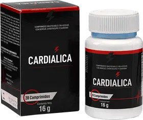 Envase de Cardialica, 20 comprimidos