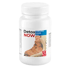 Envase de DetoxNow, cápsulas