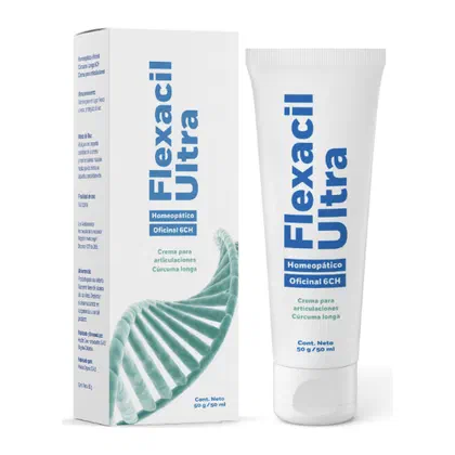 Envase de Flexacil Cream, crema de 50 g