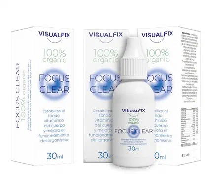 Envase de Focus Clear, líquido de 30 ml