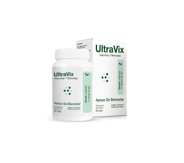 Envase de ULTRAVIX, 20 cápsulas