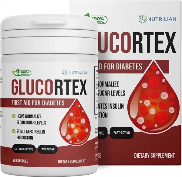 Verpackung von Glucortex, 20 Kapseln