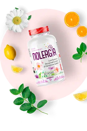 Verpackung von Nolergia, 30 Kapseln