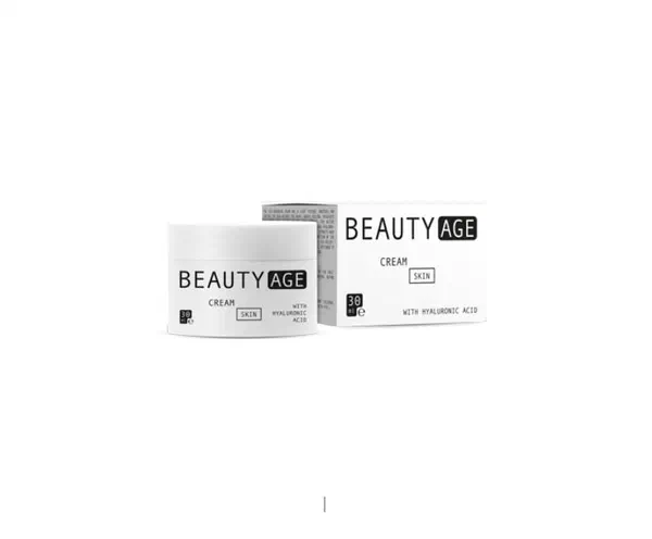 Toote BEAUTY AGE SKIN pakend, kreem