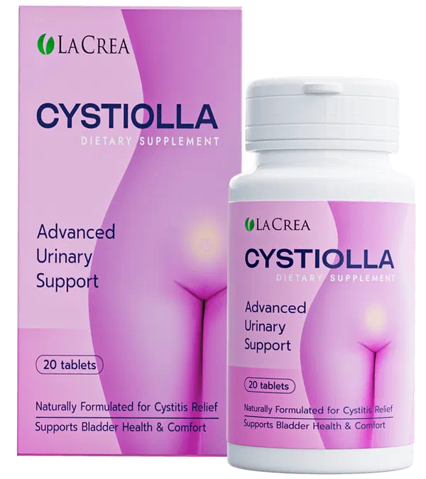 Envase de Cystiolla, 20 comprimidos