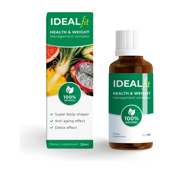 Envase de IdealFit, gotas de 20 ml