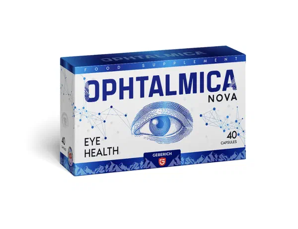 Envase de Ophtalmica, 40 cápsulas