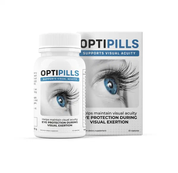 Envase de Optipills, 20 cápsulas