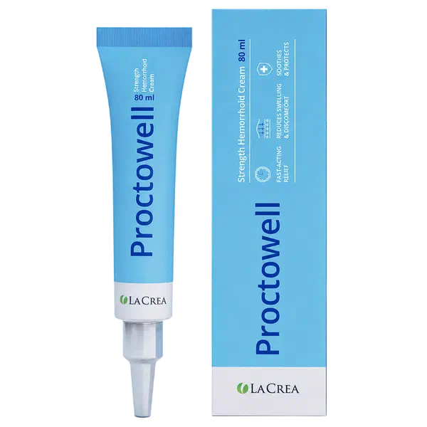 Envase de Proctowell, crema de 80 ml