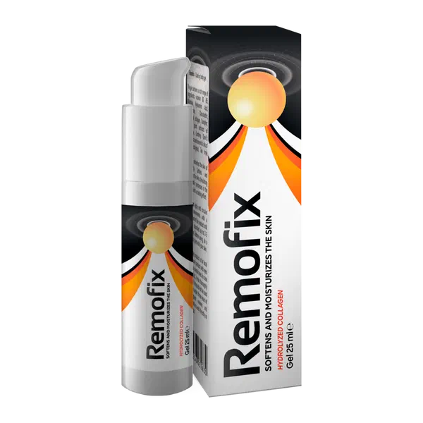 Envase de Remofix, gel de 25 ml