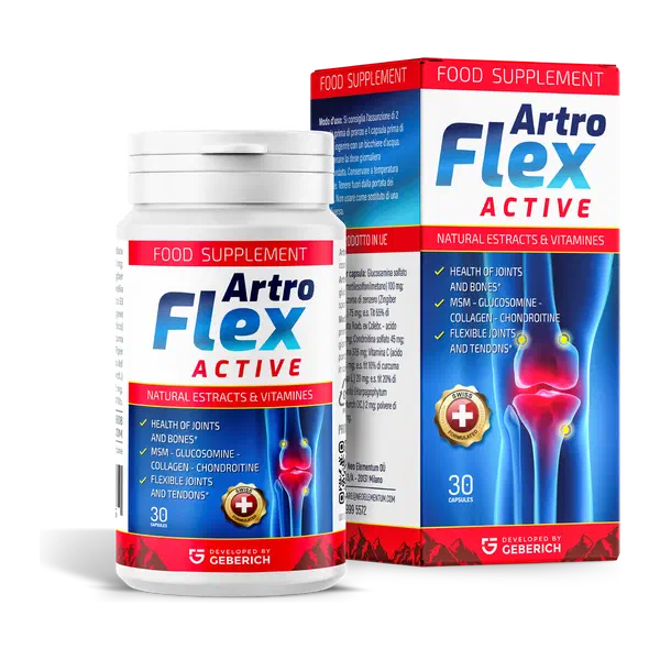 Tuotteen Artroflex Active pakkaus, 30 kapselia