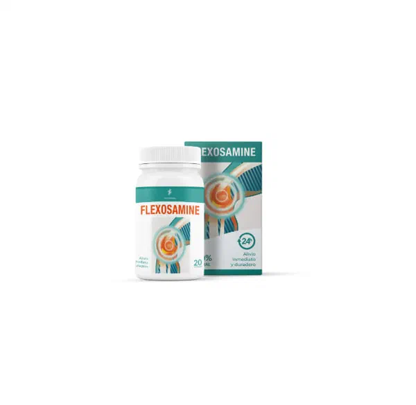 Envase de Flexosamine caps, 20 cápsulas