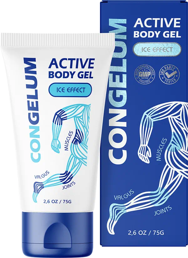 A termék csomagolása: Congelum, gél, 75 g