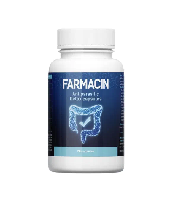 A termék csomagolása: Farmacin Caps, 20 kapszula