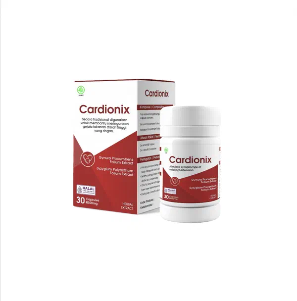 Kemasan Cardionix, 30 kapsul