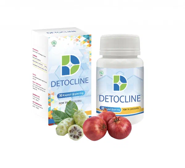 Kemasan Detocline, 30 kapsul