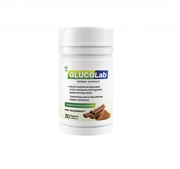 Kemasan Glucolab, 30 kapsul