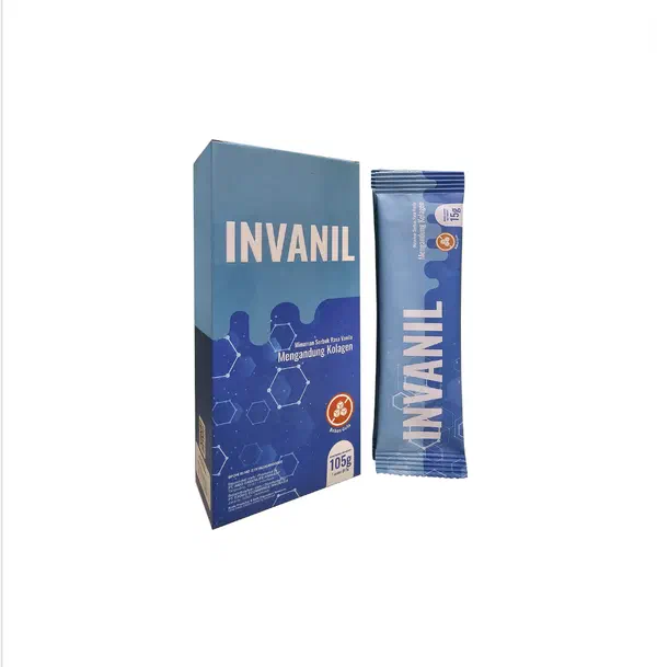 Kemasan Invanil, minuman bubuk 105 g