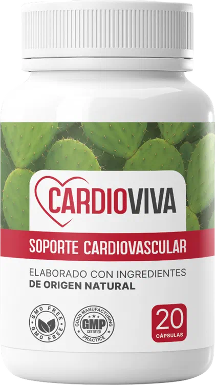 Envase de CardioViva, 20 cápsulas