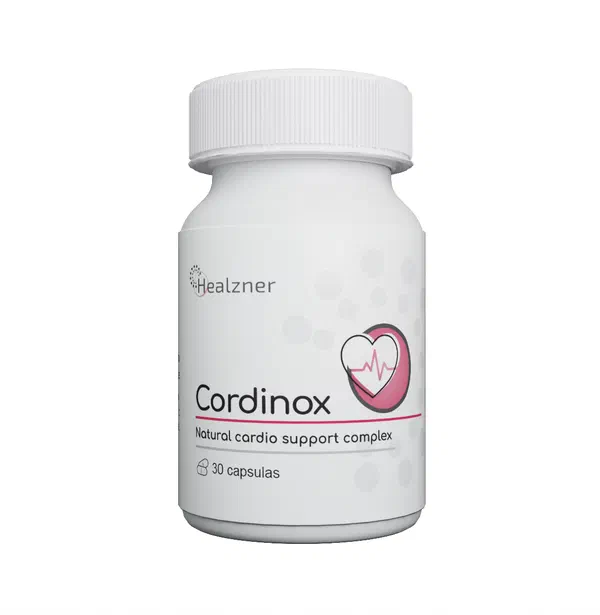 Envase de Cordinox jar, 30 cápsulas