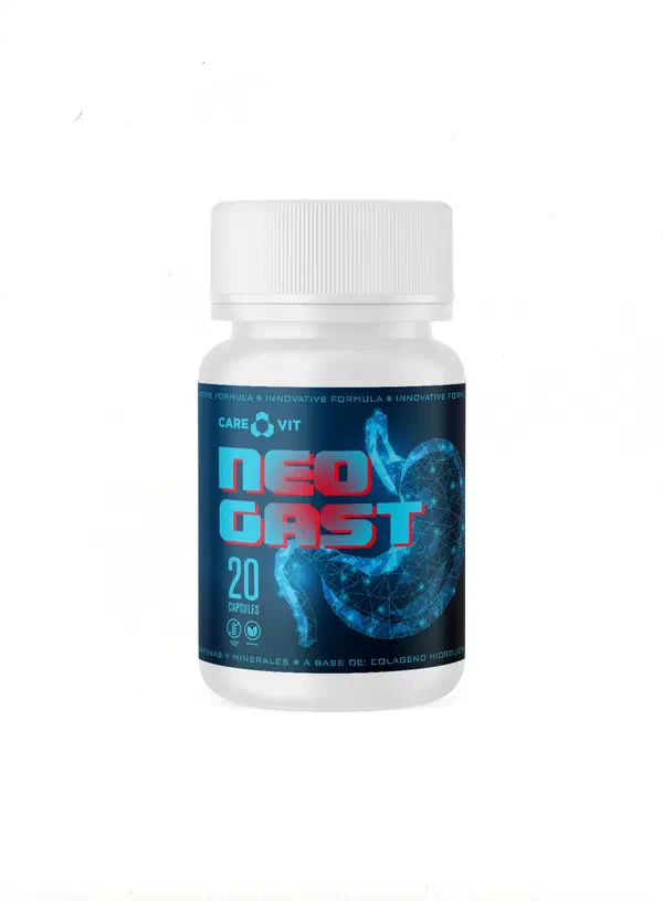 Envase de NeoGast, 20 cápsulas