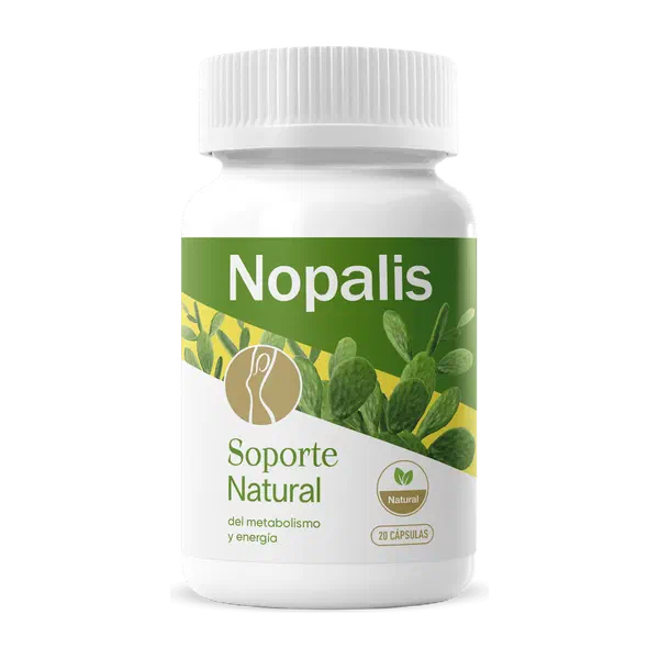 Envase de NOPALIS, 20 cápsulas