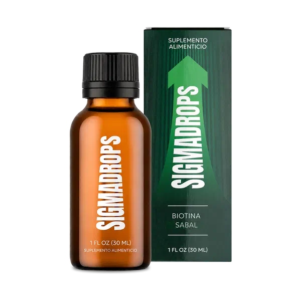 Envase de Sigmadrops, gotas de 30 ml