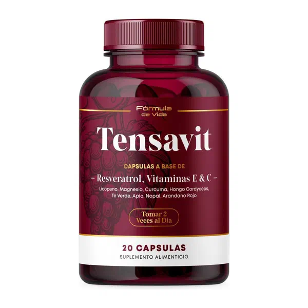 Envase de Tensavit, 20 cápsulas