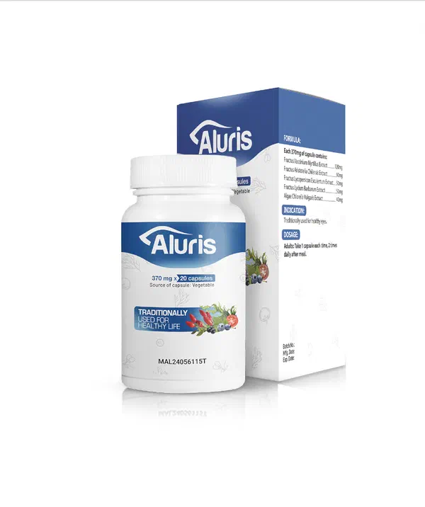 Pack of Aluris, 20 capsules