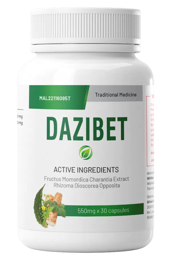 Pack of Dazibet, 30 capsules