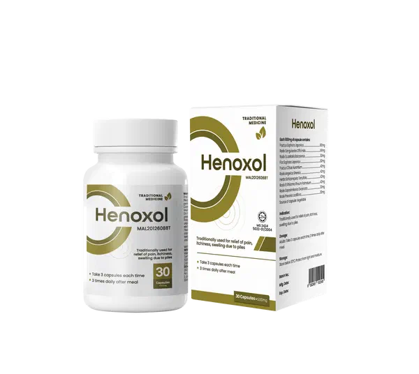 Pack of Henoxol, 30 capsules