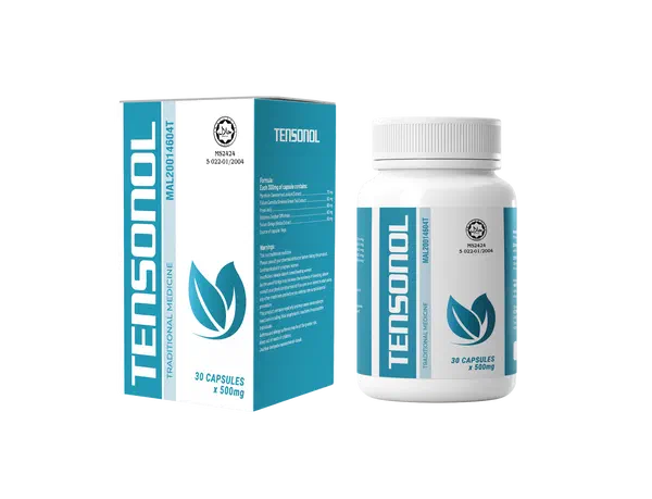 Pack of Tensonol, 30 capsules