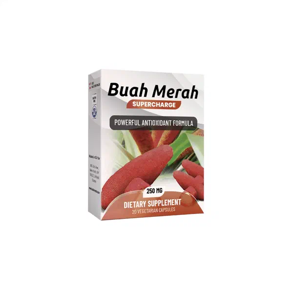 Pack of Buah merah, 20 capsules