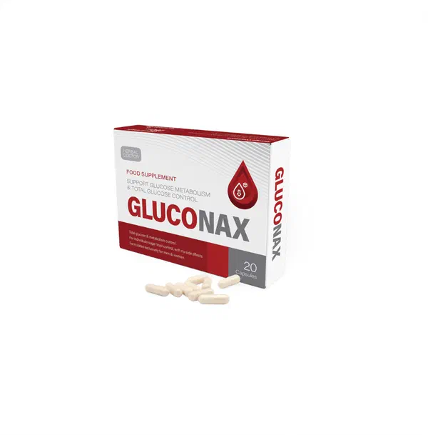 Pack of Gluconax, 20 capsules