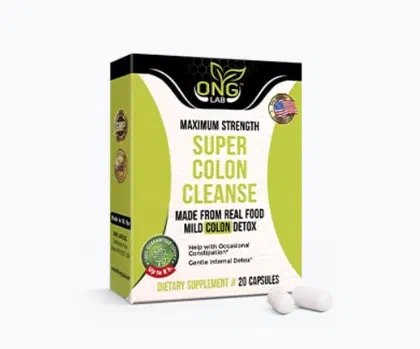 Pack of Super Colon Cleanse ONG, 20 capsules