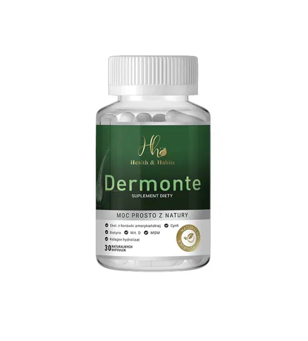 Opakowanie produktu Dermonte, 30 kapsułek