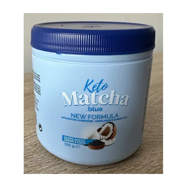 Opakowanie produktu Keto Matcha Blue, proszek, 150 g
