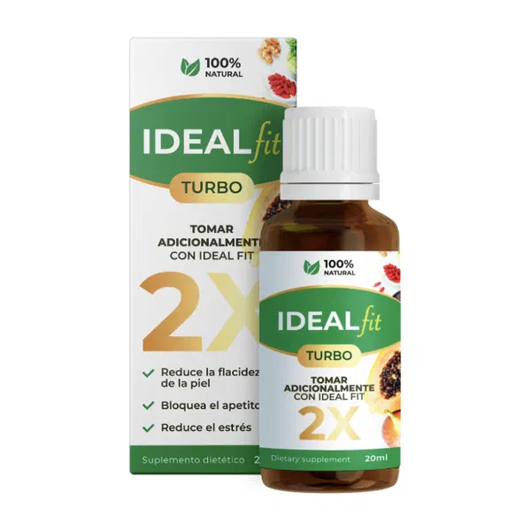 Embalagem de IdealFit Turbo, gotas de 20 ml