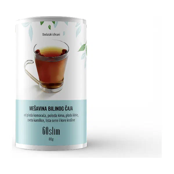 Pakovanje proizvoda GoSlim, čaj, 80 g