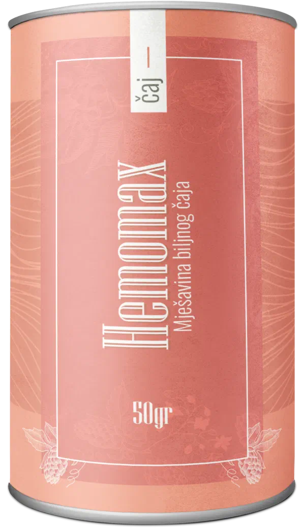 Pakovanje proizvoda Hemomax, čaj, 50 g