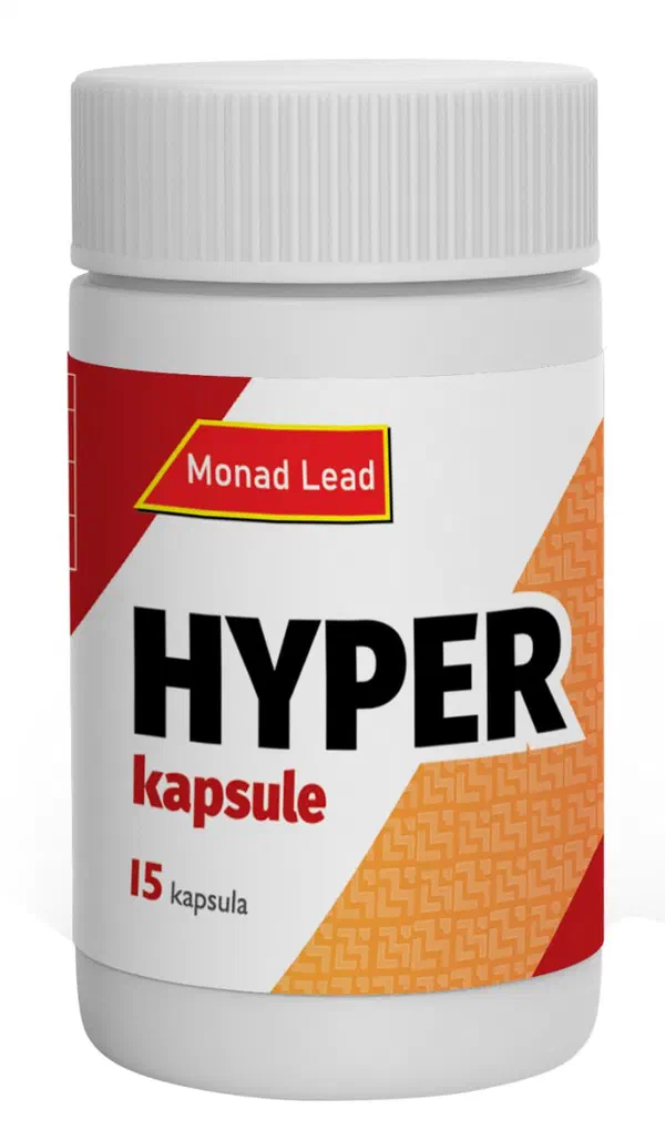Pakovanje proizvoda Hypercaps, 15 kapsula