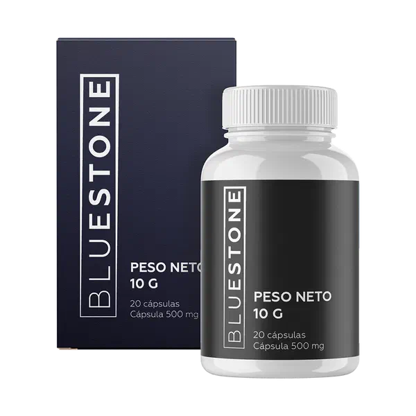 Envase de Bluestone Capsules, 20 cápsulas