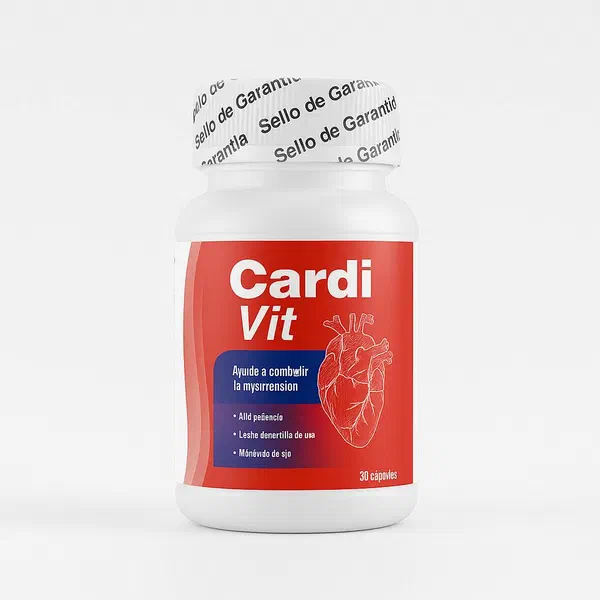 Envase de CardiVit, 30 cápsulas